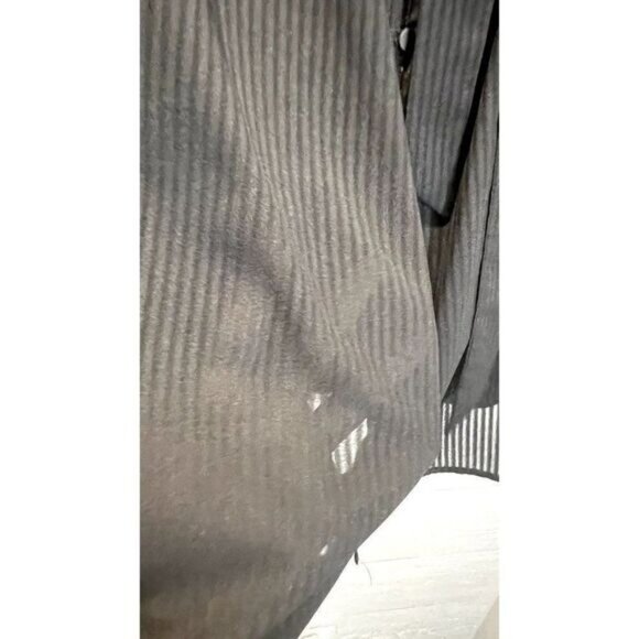 TIME AND TRU Women's Tie‎ Neck Button Down Top Long Sleeve V Neck Blouse - Picture 9 of 9